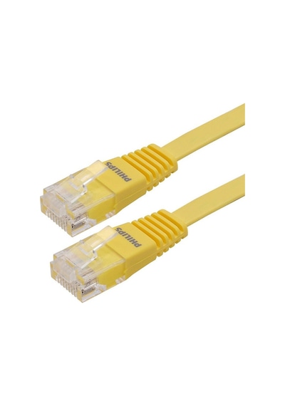 Philips Uyumlu Swa1949W/93-3 Utp Cat6 3 Metre Yassı Flat Ethernet Kablo