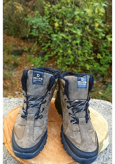 Cojans Erkek Outdoor Bot Yünlü Kahve Siyah Renk Çok Renkli
