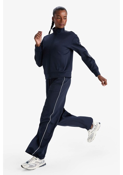 Defacto Defactofit Wide Leg Cepli Geniş Paça Standart Boy Sporcu Pantolon F3846ax25aunv253 Lacivert