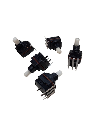 5 Adet B500k Anahtarlı Dimmer Potansiyometre 500k Dimmer Pot Somunsuz