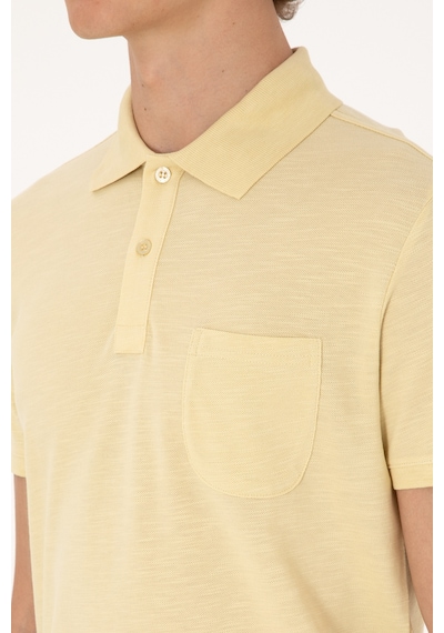 U.s. Polo Assn. Erkek Polo T-shirt 2102651 Sarı