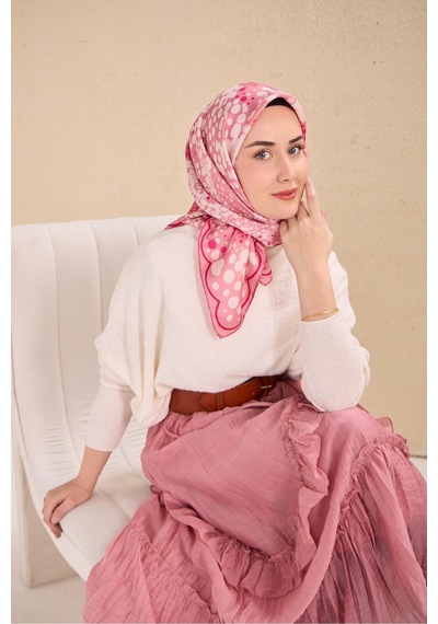 Silk Home Twill İpek Eşarp 11515-13 Pembe