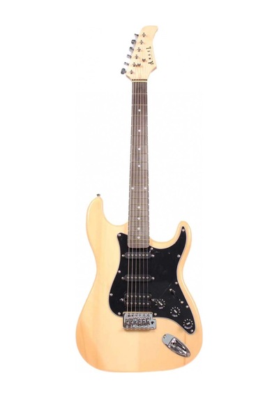 Angel Aeg111-n Naturel Elektro Gitar Doğal Ahşap Görünüm Vernikli Cila