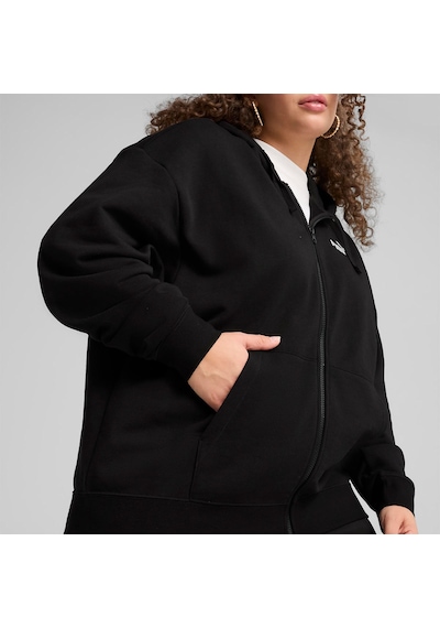 Puma Essentials Comfort Kadın Siyah Kapüşonlu Ceket Siyah