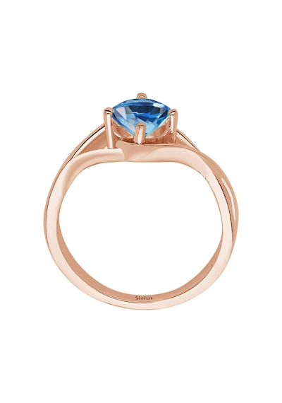 Mavi Topaz Taşlı Moana Yüzük 0802r0058
