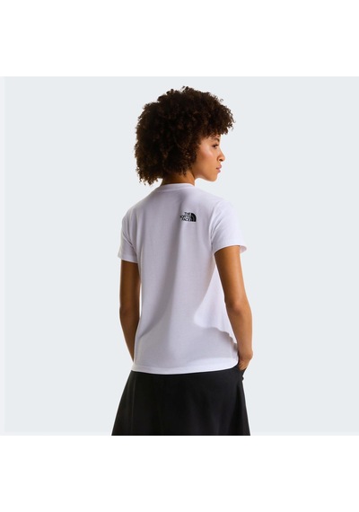 The North Face W Evolutıon Half Dome Slım Short Sleeve Kadın Tişört Nf0a8fx6fn41 Beyaz