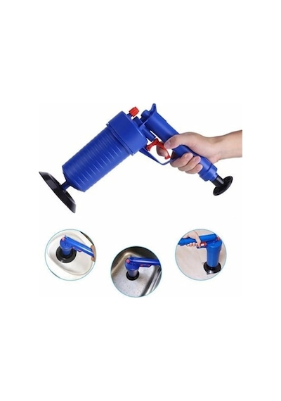 Maxilife Air Blaster Mutfak Tuvalet Lavabo Banyo Yüksek Basınçlı Püskürtücü Tıkanıklık Giderici Diğer