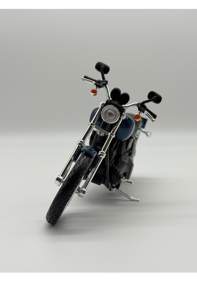 Harley Davidson 1/12 Ölçek 2004 Dyna Super Glide Sport Lacivert Diecast Motosiklet