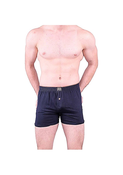Anıt 1146 Erkek Düğmeli Boxer 6'lı Lacivert