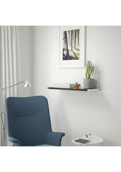 Ikea Bergshult Duvar Rafı Parçası, Venge, 80x30 Cm