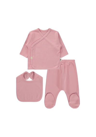 Civil Baby Basic 3lü Zıbın Takımları - Pembe