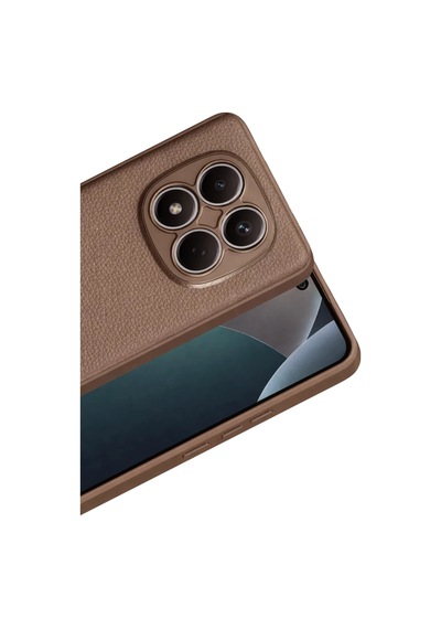 Xiaomi Redmi Note 15 Pro 5g Thermax Silikon Kılıf - Kahverengi -