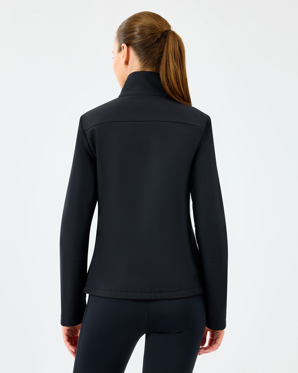 Skechers W Fitted Softshell Turtle Neck Jacket Kadın Siyah Mont S2520190-3817 Siyah