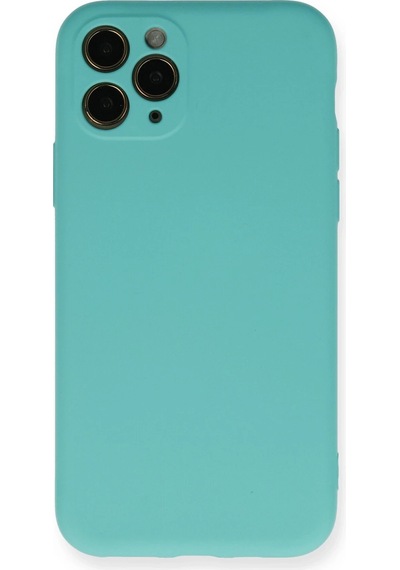 Newface - 788 - Apple iPhone Uyumlu 11 Pro Kılıf Nano İçi Kadife Silikon - Edntrend - - Turkuaz