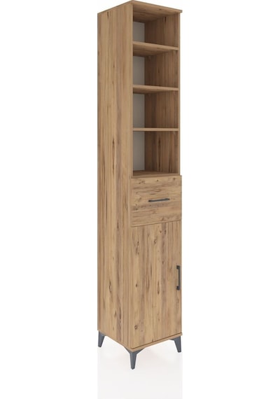 Hyperion Dolap 5 Raflı Tek Çekmeceli Tek Kapaklı 44x44x243 Çam-çam Atlas Çam Hyperion Dolap 5 Raflı Tek Çekmeceli Tek Kapaklı 44x44x243 Çam-çam Atlas Çam