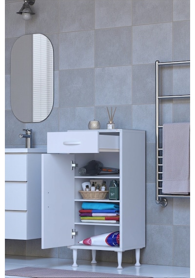 Eliusta Rose 35 Cm Beyaz 1 Çekmeceli Banyo Mutfak Dolabı 4 Bölmeli 3 Raflı Çok Amaçlı Dolap 35x88x32,5 Cm Beyaz Eliusta Rose 35 Cm Beyaz 1 Çekmeceli Banyo Mutfak Dolabı 4 Bölmeli 3 Raflı Çok Amaçlı Dolap 35x88x32,5 Cm Beyaz