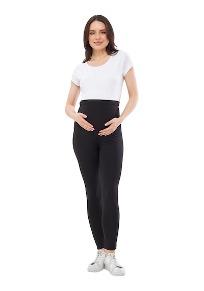 Luvmabelly Myra8200 Toparlayıcı Mevsimlik Beli Ayarlanabilir Hamile Tayt-siyah
