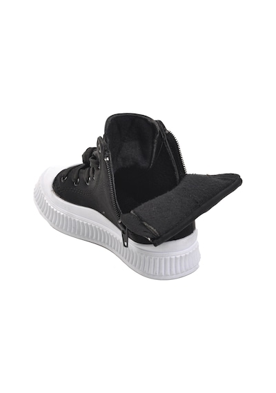 Siyah-beyaz İçi Polarlı Unisex Çocuk Bot Orion P Siyah-beyaz Beyaz - Siyah