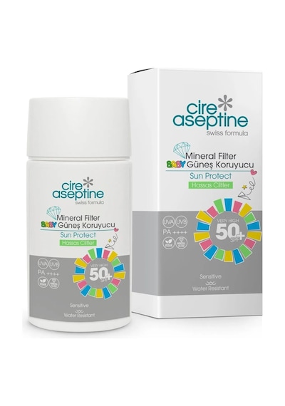 Cire Aseptine Mineral Filtreli Baby Güneş Koruyucu Hassas Ciltler 50+spf