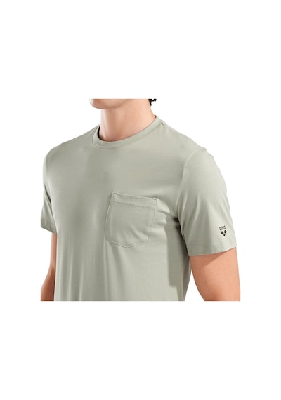 Arena Pocket Back Print Erkek Yeşil Günlük Stil T-shirt 011163660