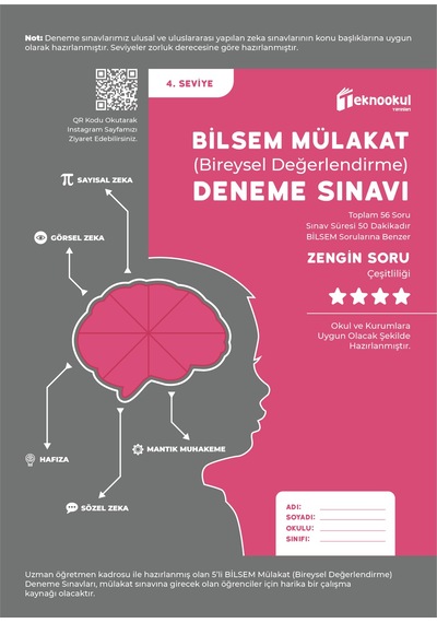 Bilsem Mülakat Sınavı 5 Li Deneme
