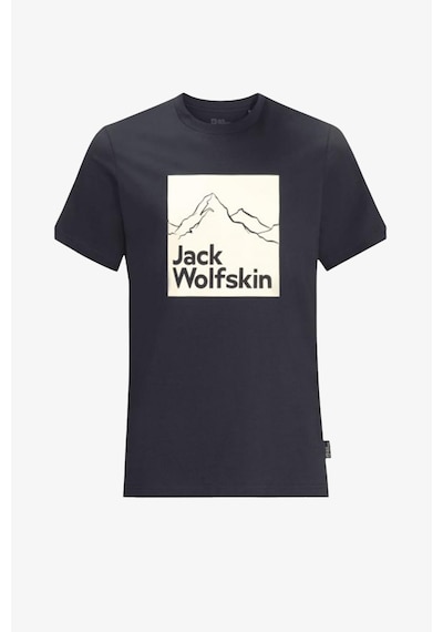Jack Wolfskin Brand Erkek Lacivert Tişört Lacivert