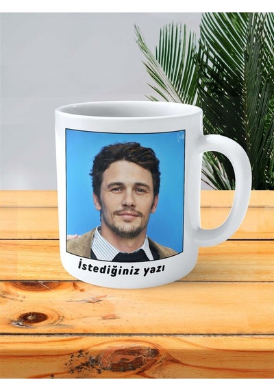 James Franco Baskılı Kupa Bardak Kişiye Özel Desen 1 Çok Renkli