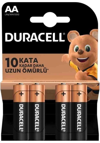 Duracell Lr6 Aa Alkalin Kalem Pil 4&amp 39 Lü Paket