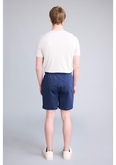Defacto Regular Fıt Sweatshirt Kumaşı Şort W1105az26smnv241 Lacivert-nv241