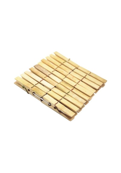 Bambu Ahşap Mandal 20 Lİ Mandal Seti Bambu Mandal Ahşap Mandal Ahşap