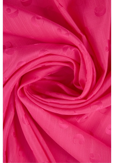 Aker 90x90 Logolu İpek Koton Eşarp Cpembe Cpembe