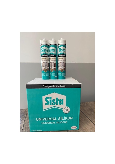 Tr Sista Universal%100 Silikon Sealant, 280 Ml, Şeffaf Diğer