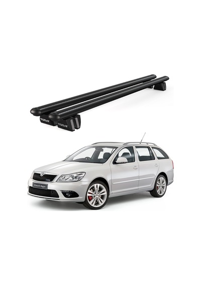 Pençe Skoda Octavia Wagon 2004-2013 Uyumlu Siyah Ara Atkı Port Bagaj Tavan Barı