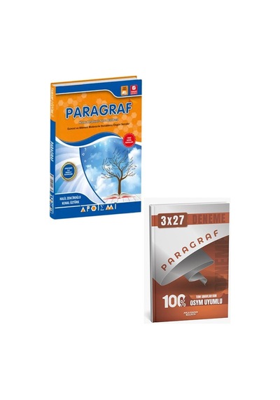 2027 Apotemi 2027 Paragraf Konu Anlatımlı Soru Bankası+anla Kazan Paragraf Deneme