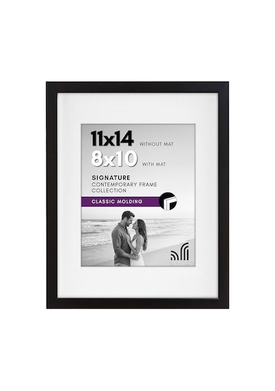 Ayrex Dayanıklı Camlı 11x14 Yüzer Resim Çerçevesi - 8x10 Fotoğraf Veya Daha Küçük - Kaydırmalı Fotoğraf Çe