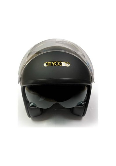 Kask Mat Siyah Çift Vizörlü Stil Terletme Yapmaz Pedler Diğer