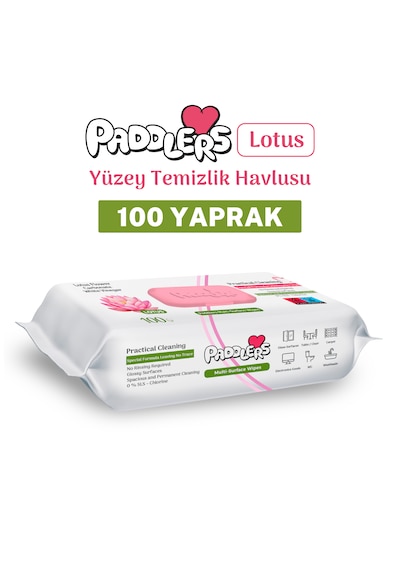 Easy Clean Lotus Çiçeği Kokulu Yüzey Temizlik Havlusu 100 Yaprak – Yüksek Hijyen