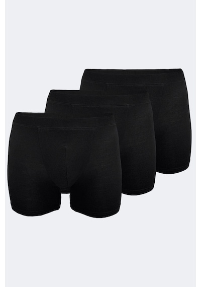Malabadi Erkek Siyah 3 Lü Paket Micro Modal Boxer 909