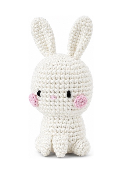 Bakgelal Mini Amigurumi Tavşan Yapım Kiti Anahtarlık Veya Amigurumi Oyunca, Türkçe Video Anlatımlı