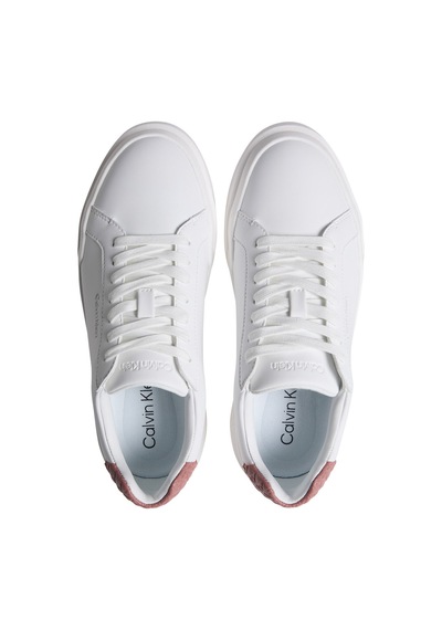 Calvin Klein Jeans Kadın Chunky Cupsole Laceup Lth Bt Aop Wn Ayakkabı Yw0yw02036061 Beyaz