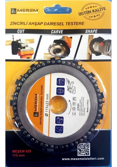 Meşem 929 115Mm Zincirli Ahşap Testeresi