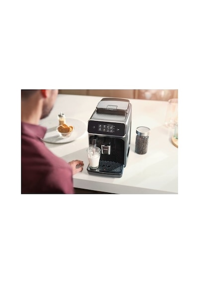 Philips 2200 Serisi Tam Otomatik Espresso Makinesi, Dokunmatik Ekran, Klasik Süt Köpürtücü, 2