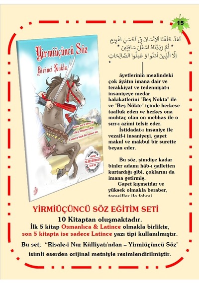 Yirmiüçüncü Söz Eğitim Seti 10kitap