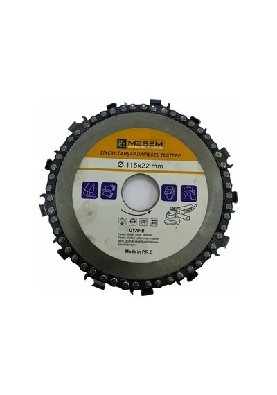 Meşem 929- Zincirli Ahşap Testere 115mmx22mm