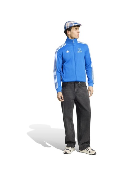 Adidas Erkek Ceket "mercedes - Amg Petronas Formula 1 Team Blue Wonder Track Top" Kt5128 Mavi