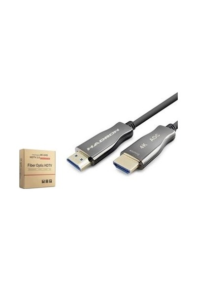 Hadron Hdx2060 Fiber Hdmi Kablo 4k 60hz 60m Siyah Kdo