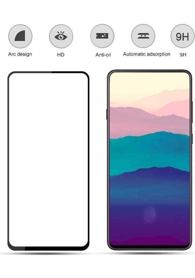 Samsung Uyumlu Galaxy A80 Zore Kenarları Kırılmaya Dayanıklı Cam Ekran Koruyucu