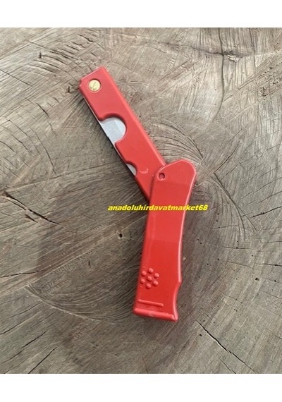 Cross Çelik Aşı Çakısı Aşı Yapma Bıçağı Mini Çakı Katlanır Cep Çakısı Kırmızı