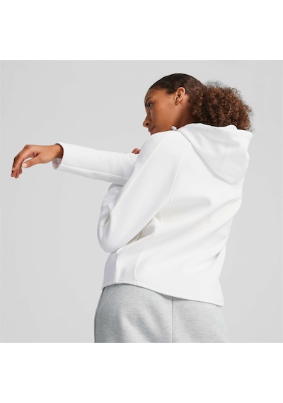 Puma Evostrıpe Kadın Kapüşonlu Sweatshırt 677877 02 BEYAZ