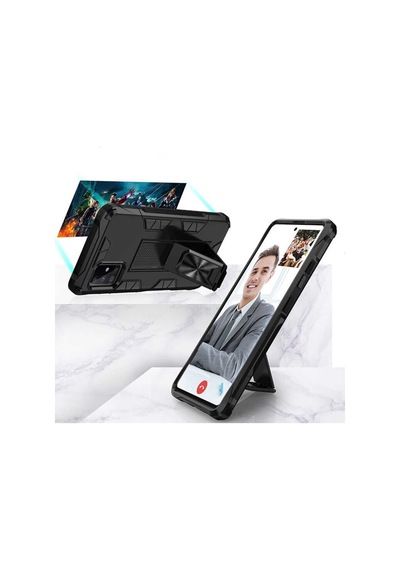 Samsung Uyumlu Galaxy A71 Kilif Miknatisli Zirhli Korumali Silikon Kapak 466792173
